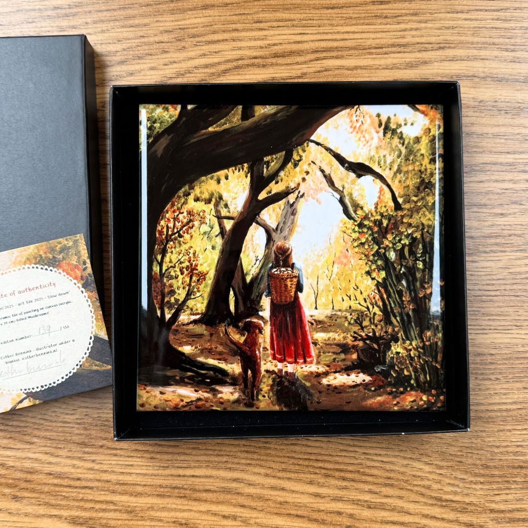 Art tile 2025 - 'slow down' - limited edition