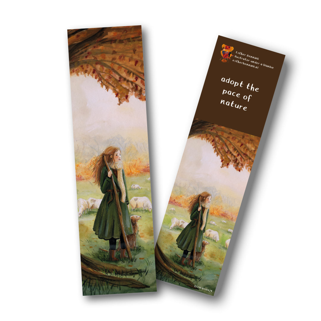 Bookmark - adopt the pace of nature