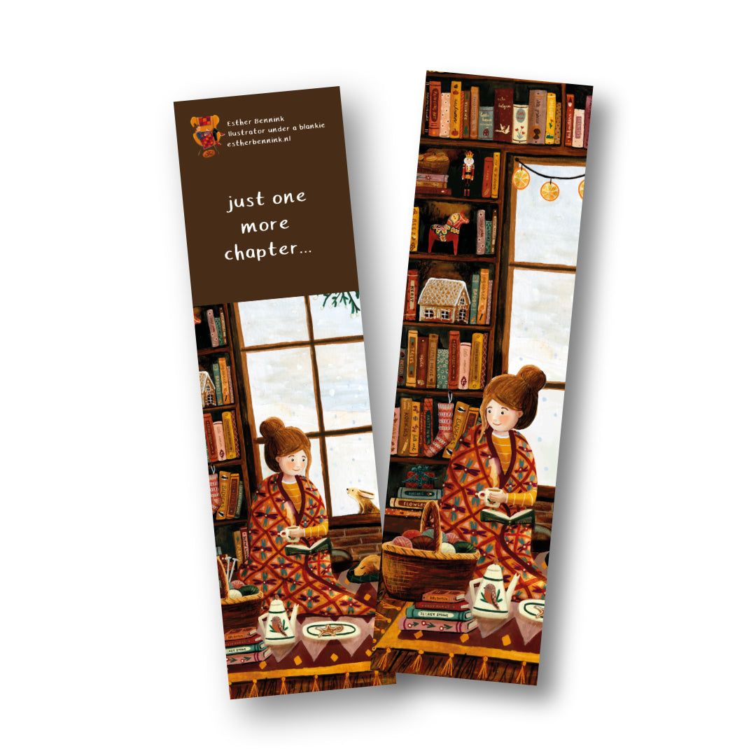 Bookmark - cozy Christmas time