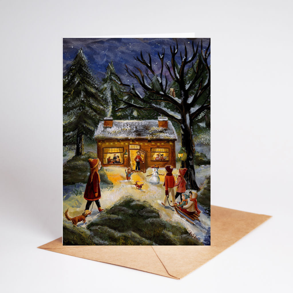 Luxury card 'winter celebration'