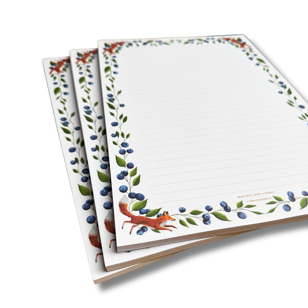 XL Notitieblok bessendroom