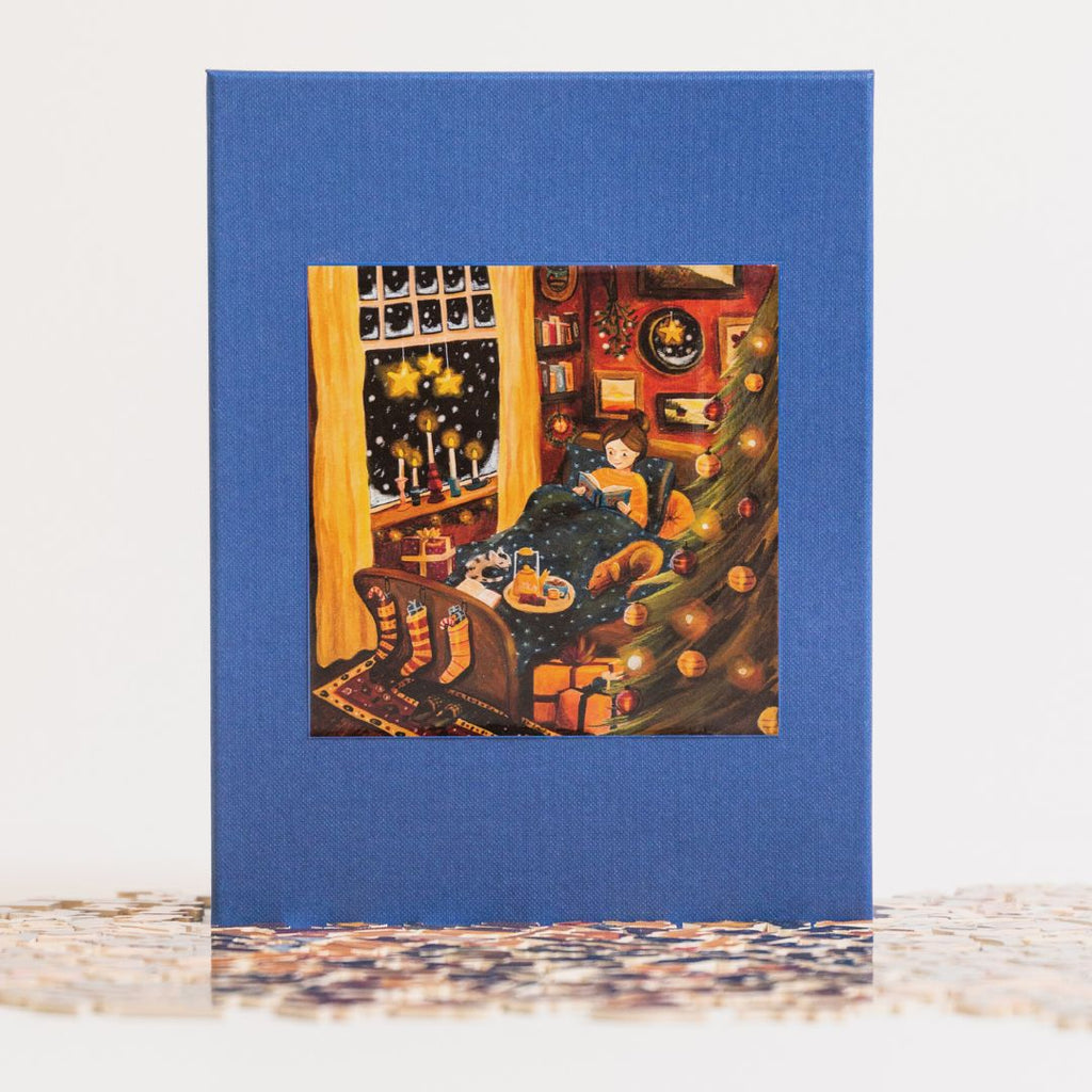 Houten puzzel - a warm and cosy christmas