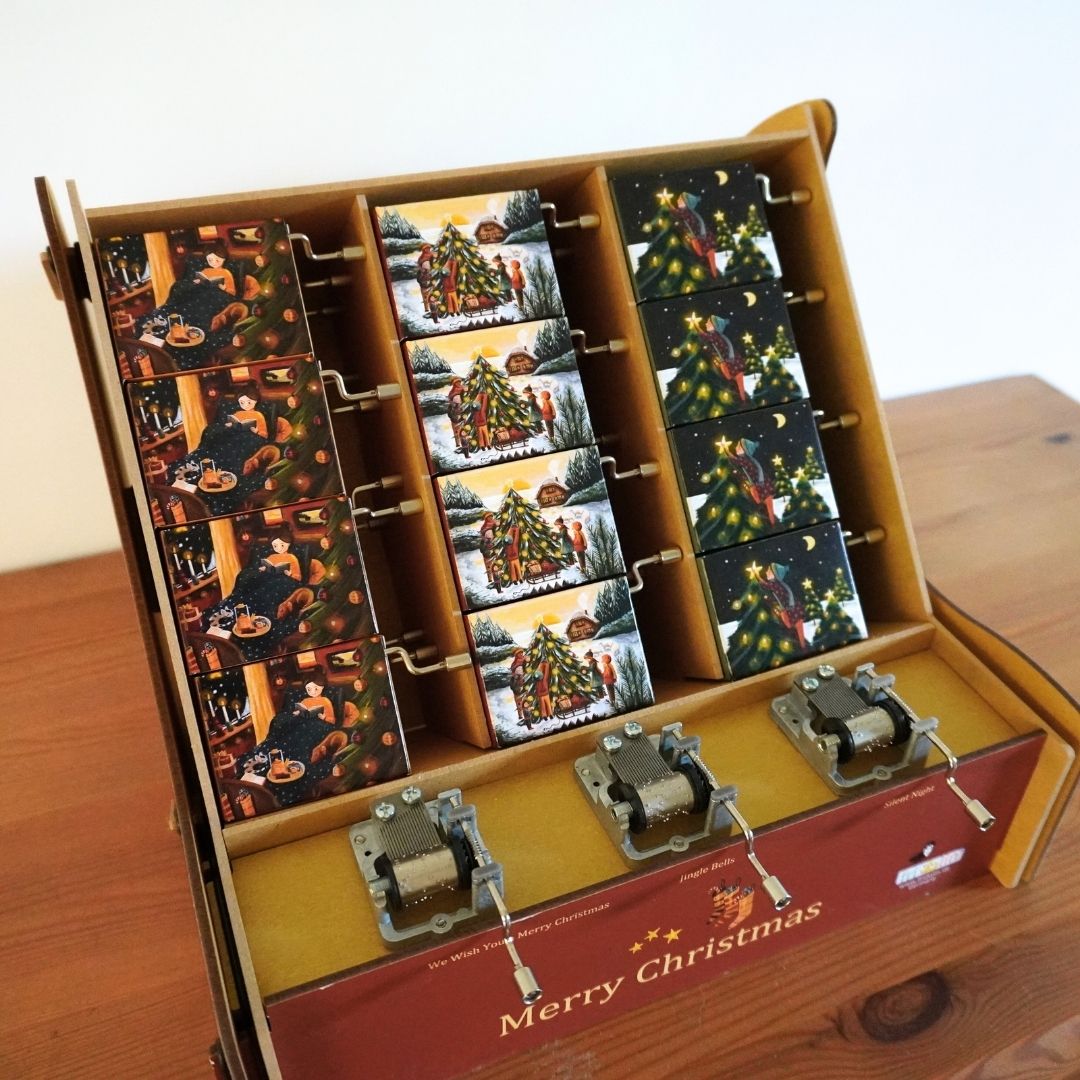 Muziekdoosje 'merry christmas'