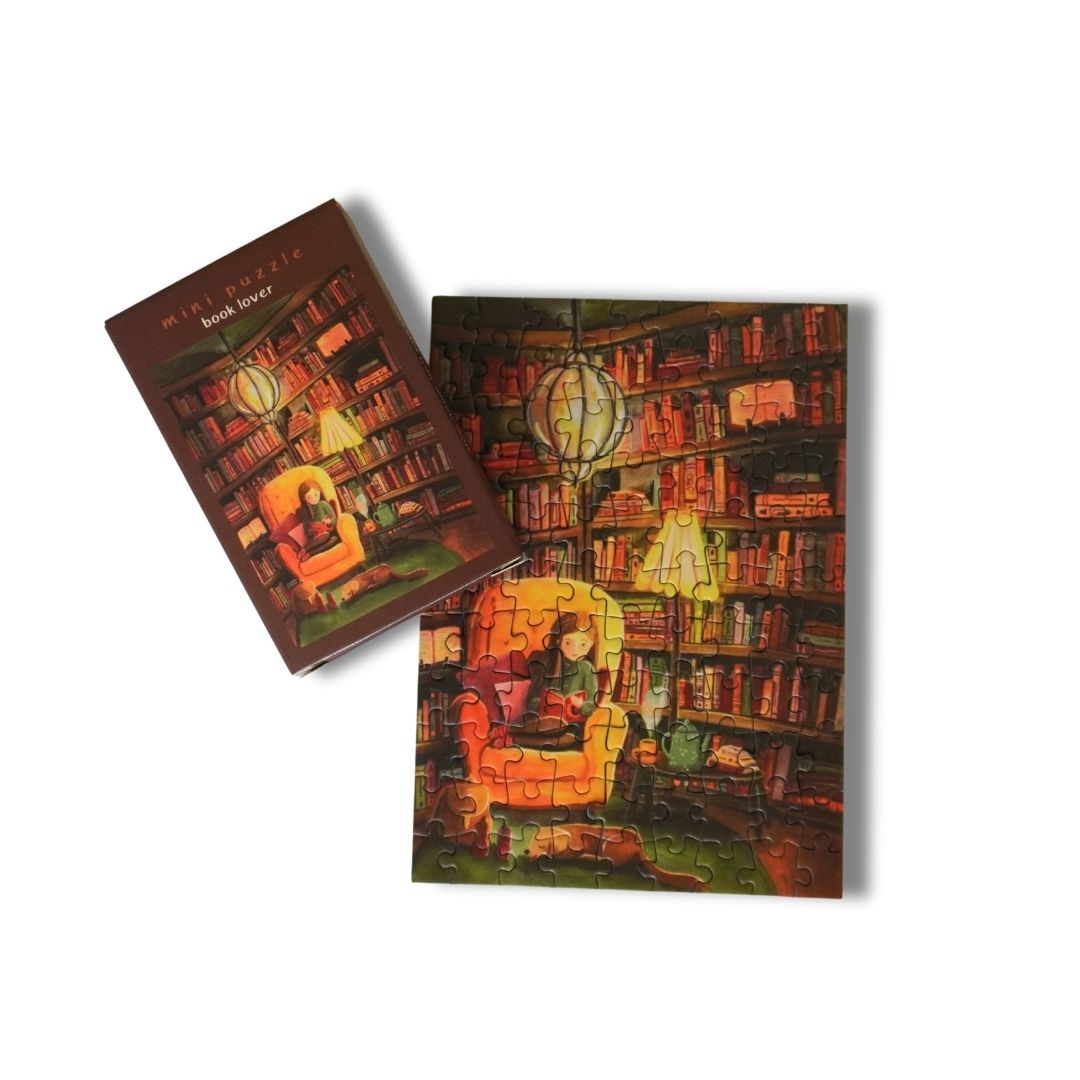 Minipuzzel booklover