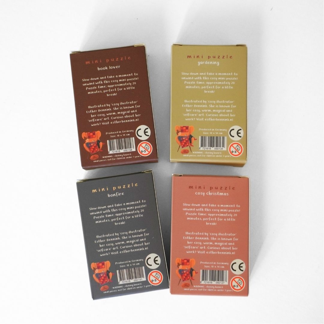 Minipuzzel booklover