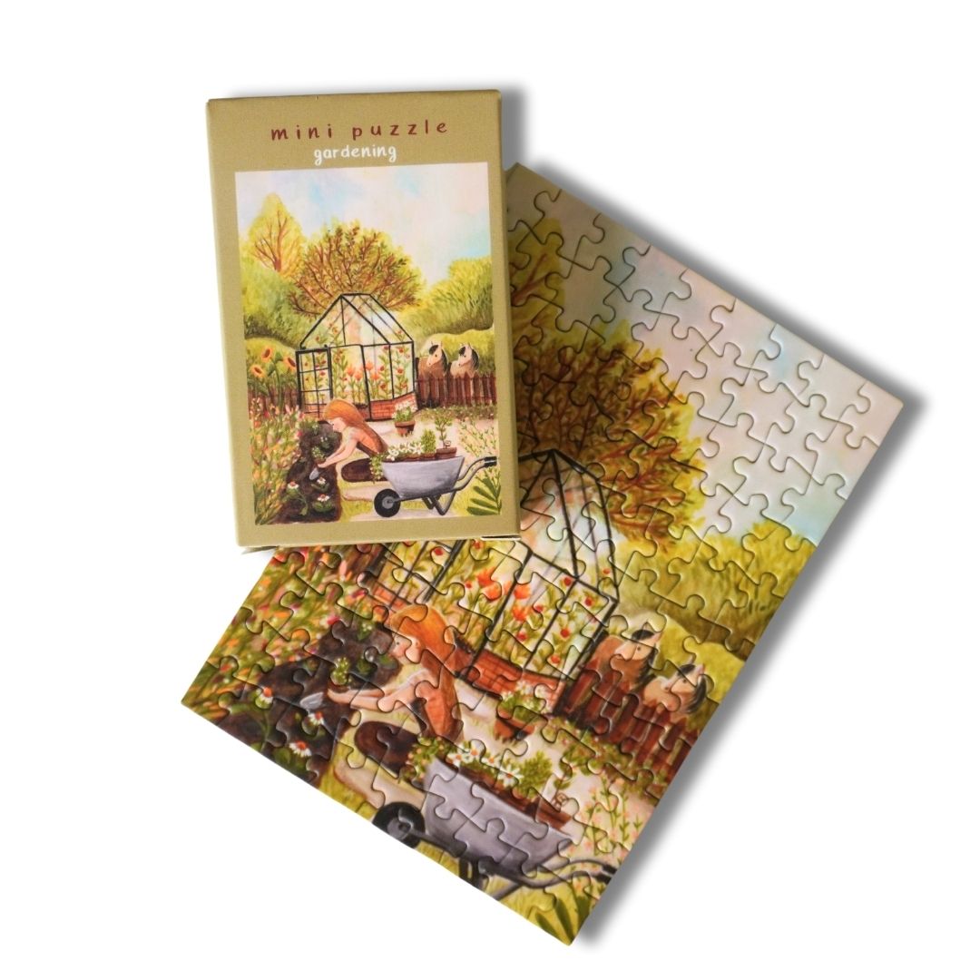 Minipuzzel gardening