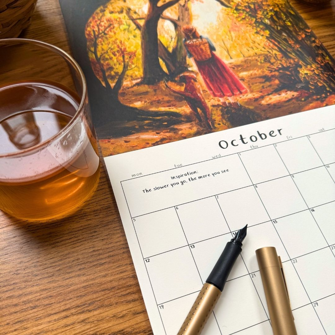 'a year to go slow' - XL kalender 2026
