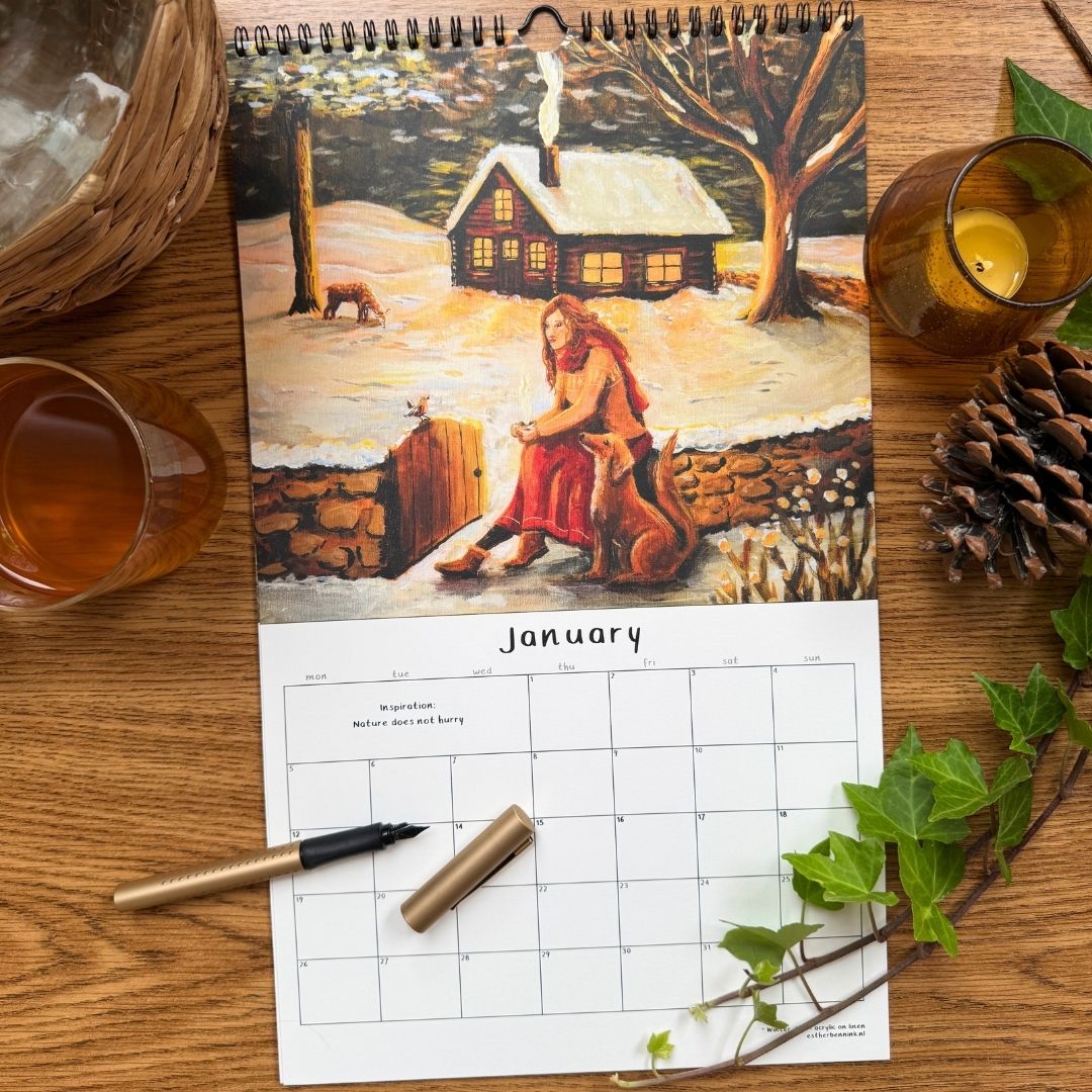 'a year to go slow' - XL kalender 2026