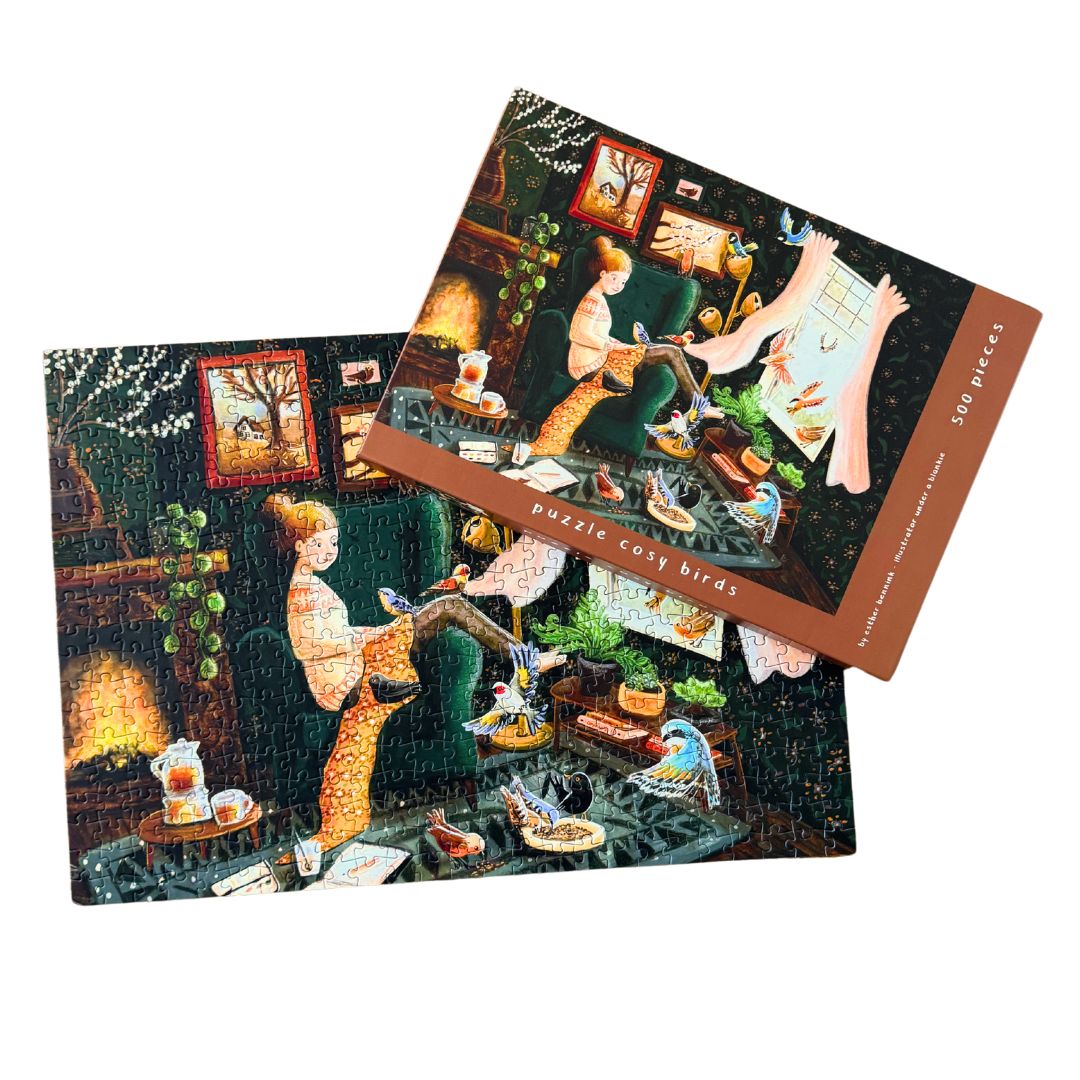 puzzles – Illustrator under a blankie
