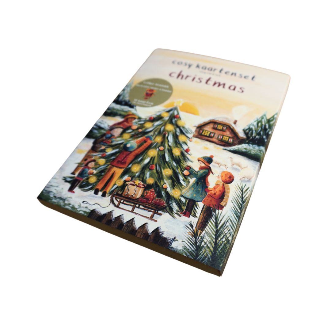 Kaartenset - kerst - 10 kaarten