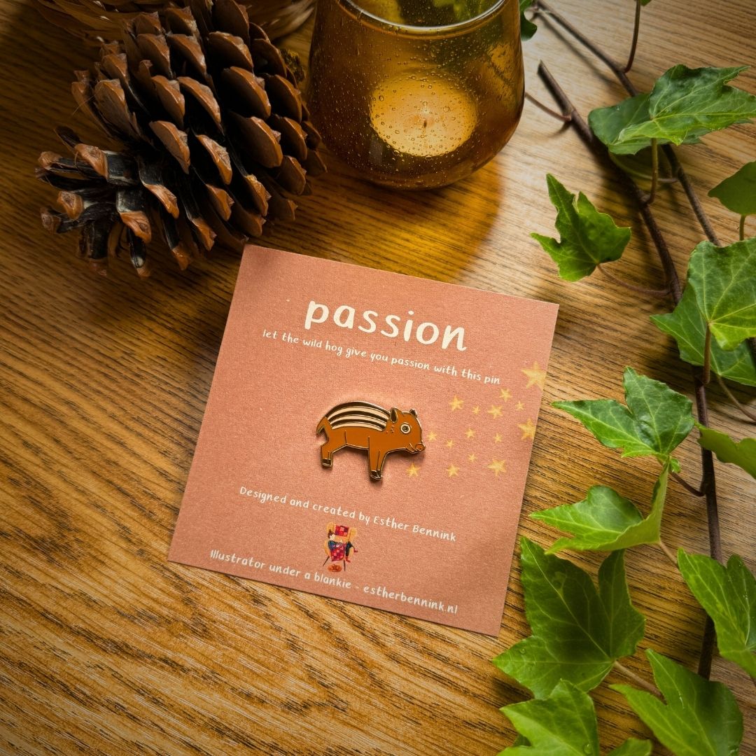 Wild hog pin - passion