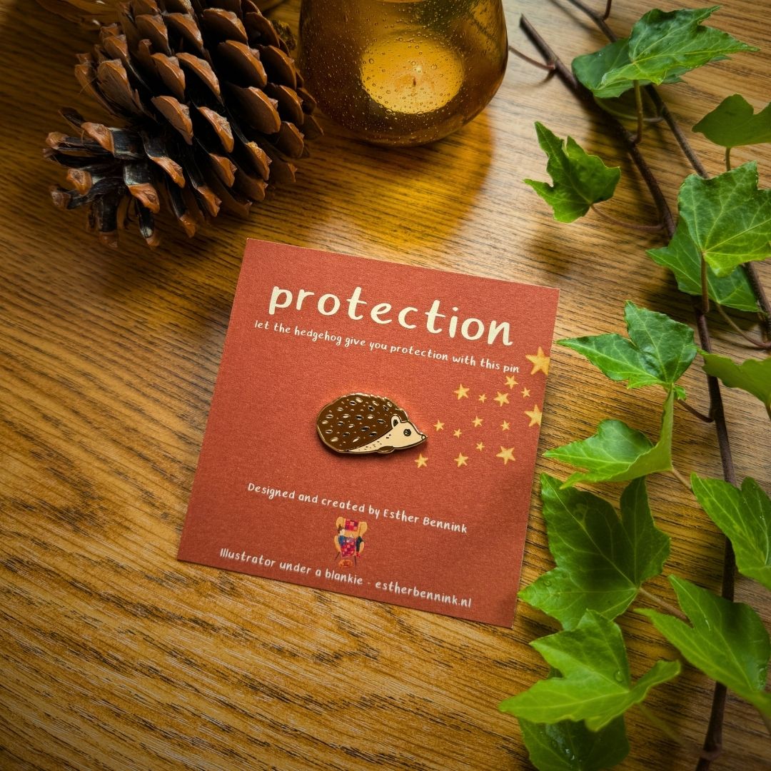 Hedgehog pin - protection