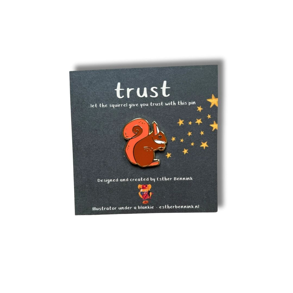 Squirrel pin - trust