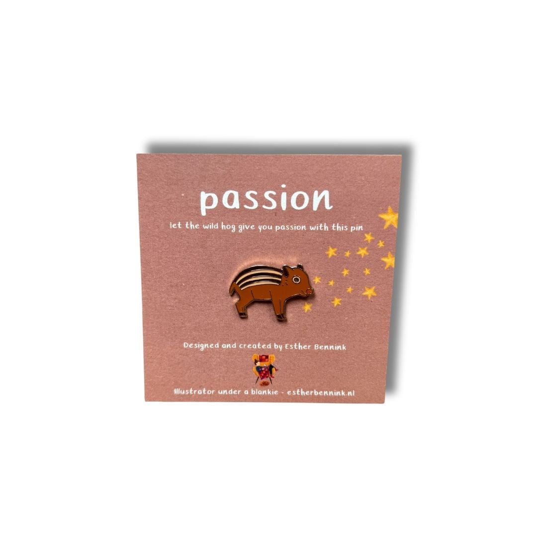 Wild hog pin - passion