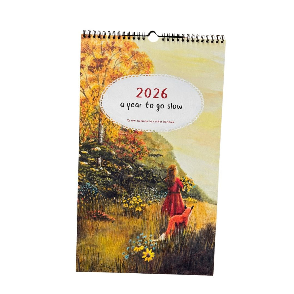 'a year to go slow' - XL kalender 2026