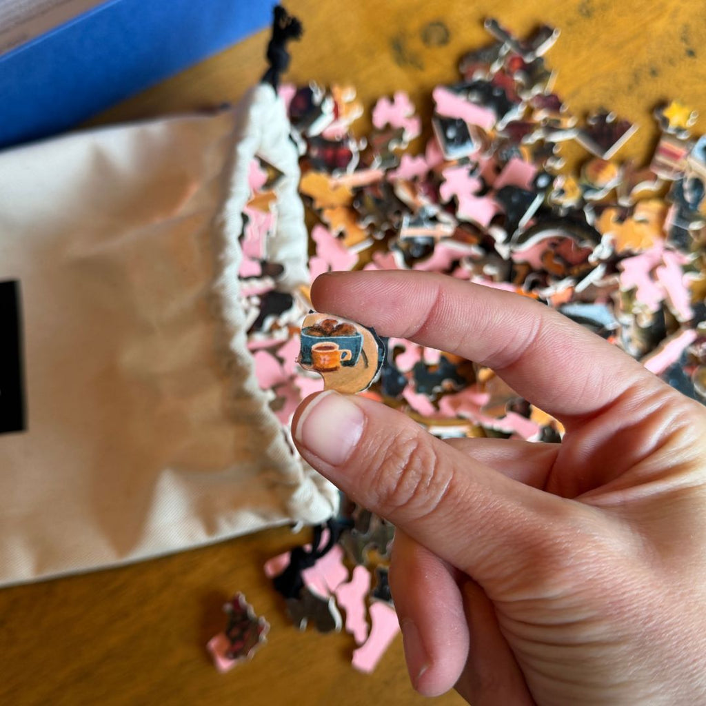 Houten puzzel - a warm and cosy christmas