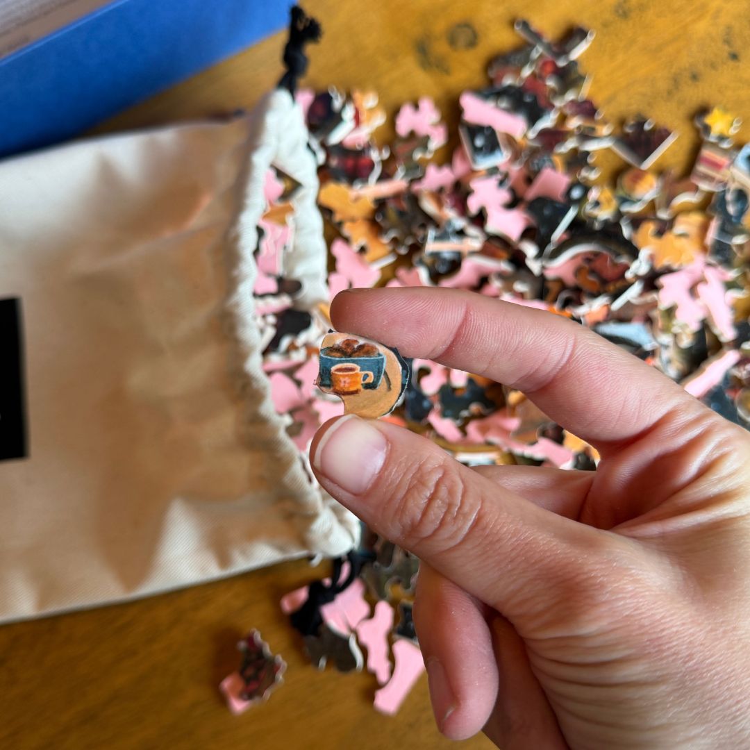 Houten puzzel - a warm and cosy christmas