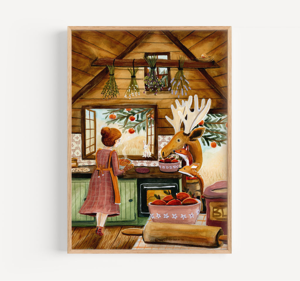 Appeltijd - Apple time print