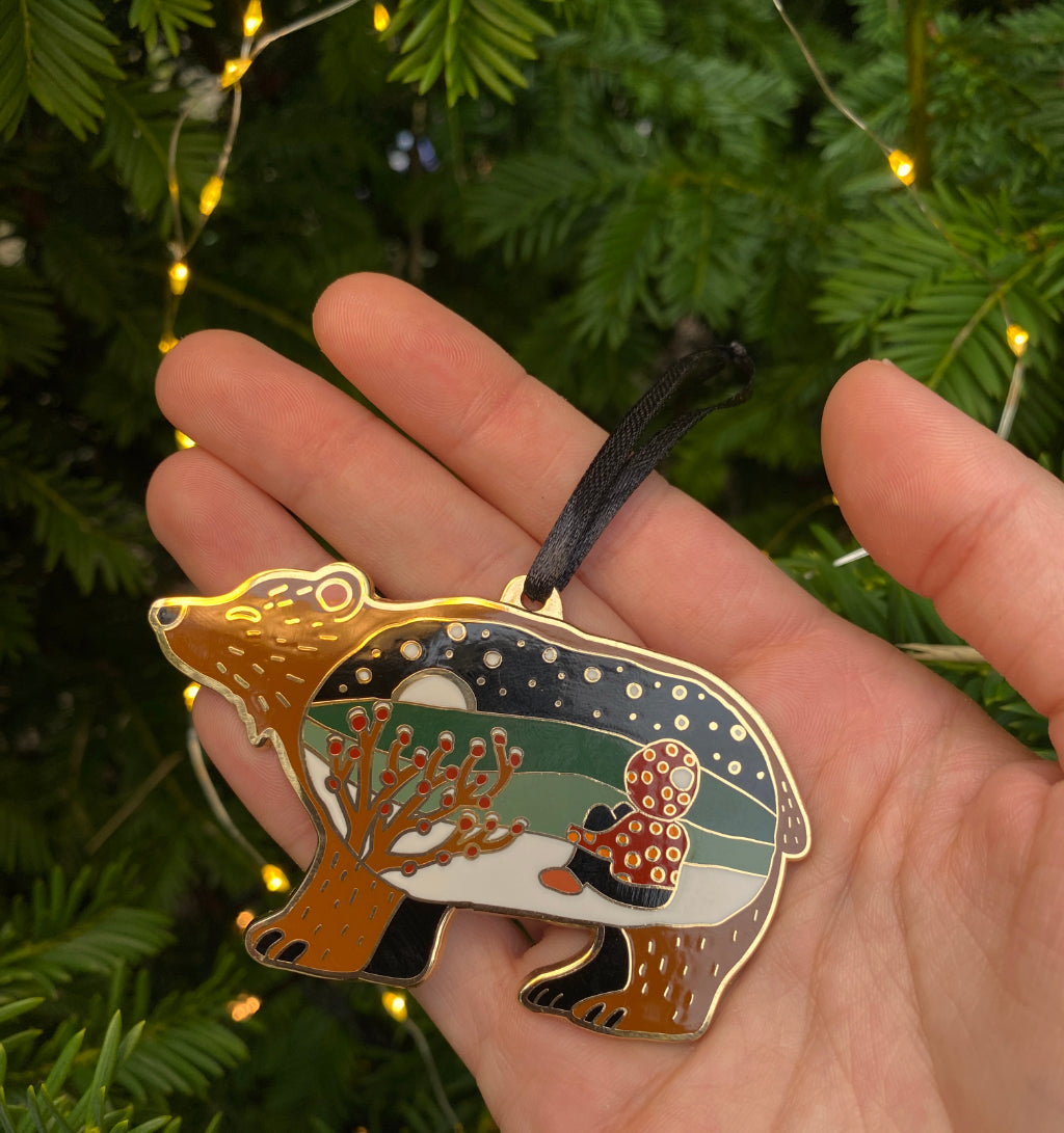 Kersthanger beren magie - Ornament bear magic