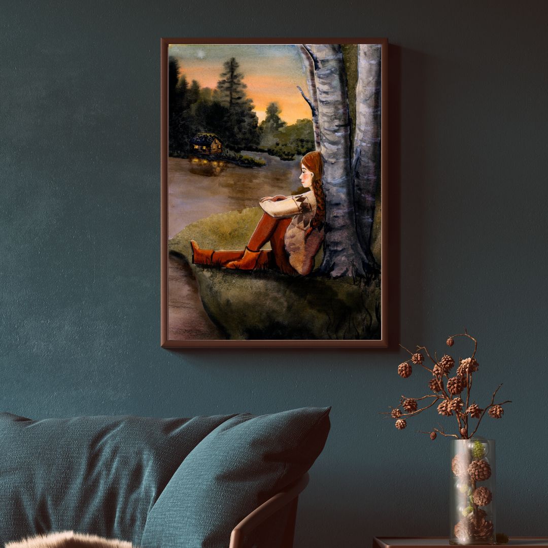 De berken - the birches print