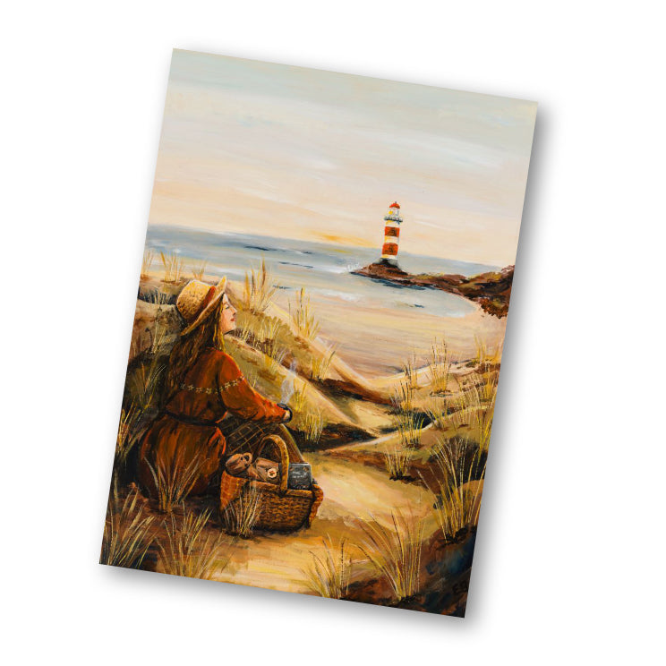 Kaart aan de kust