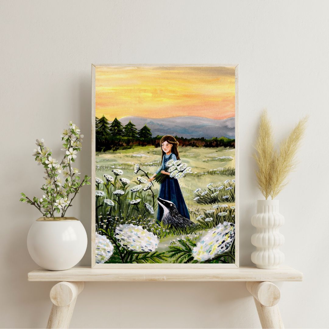 Fluitenkruid print - Cow parsley print
