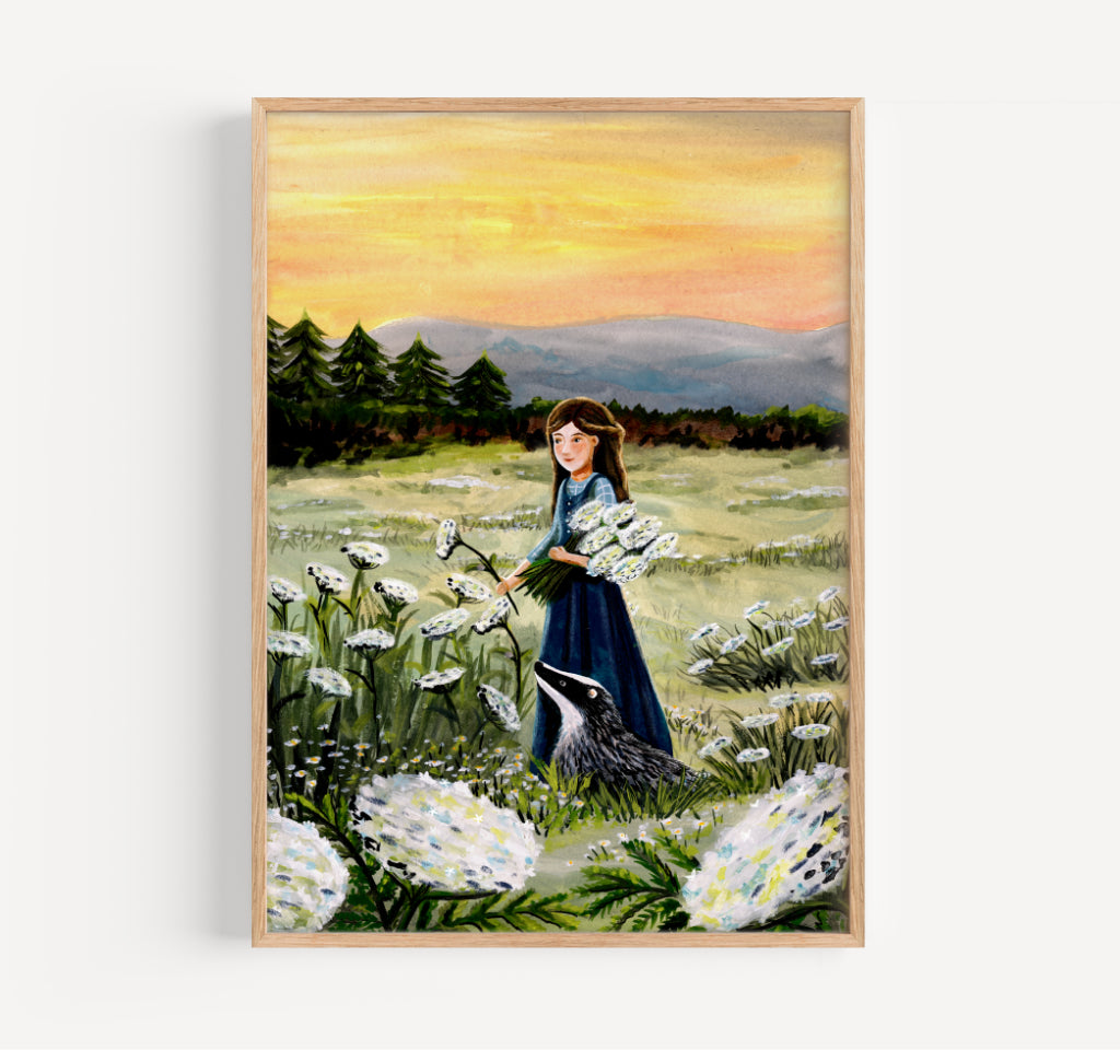 Fluitenkruid print - Cow parsley print
