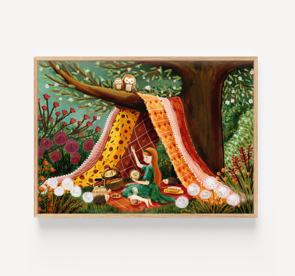 Geheime tuin / Secret garden print