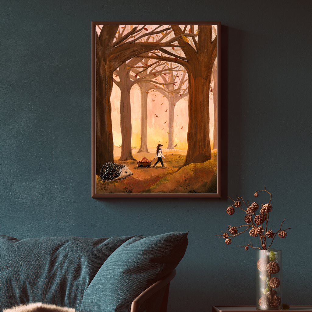 Herfsttijd - Autumn time print