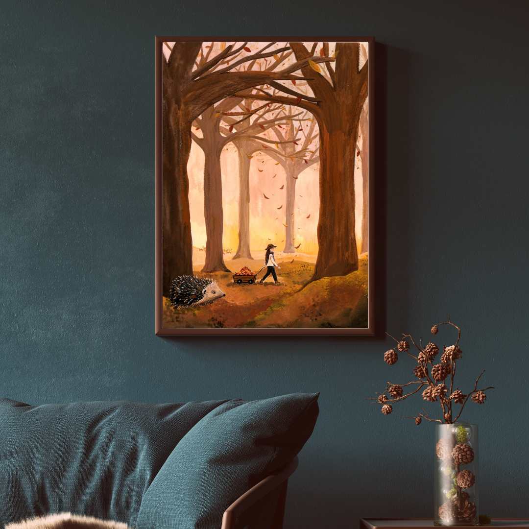 Herfsttijd - Autumn time print