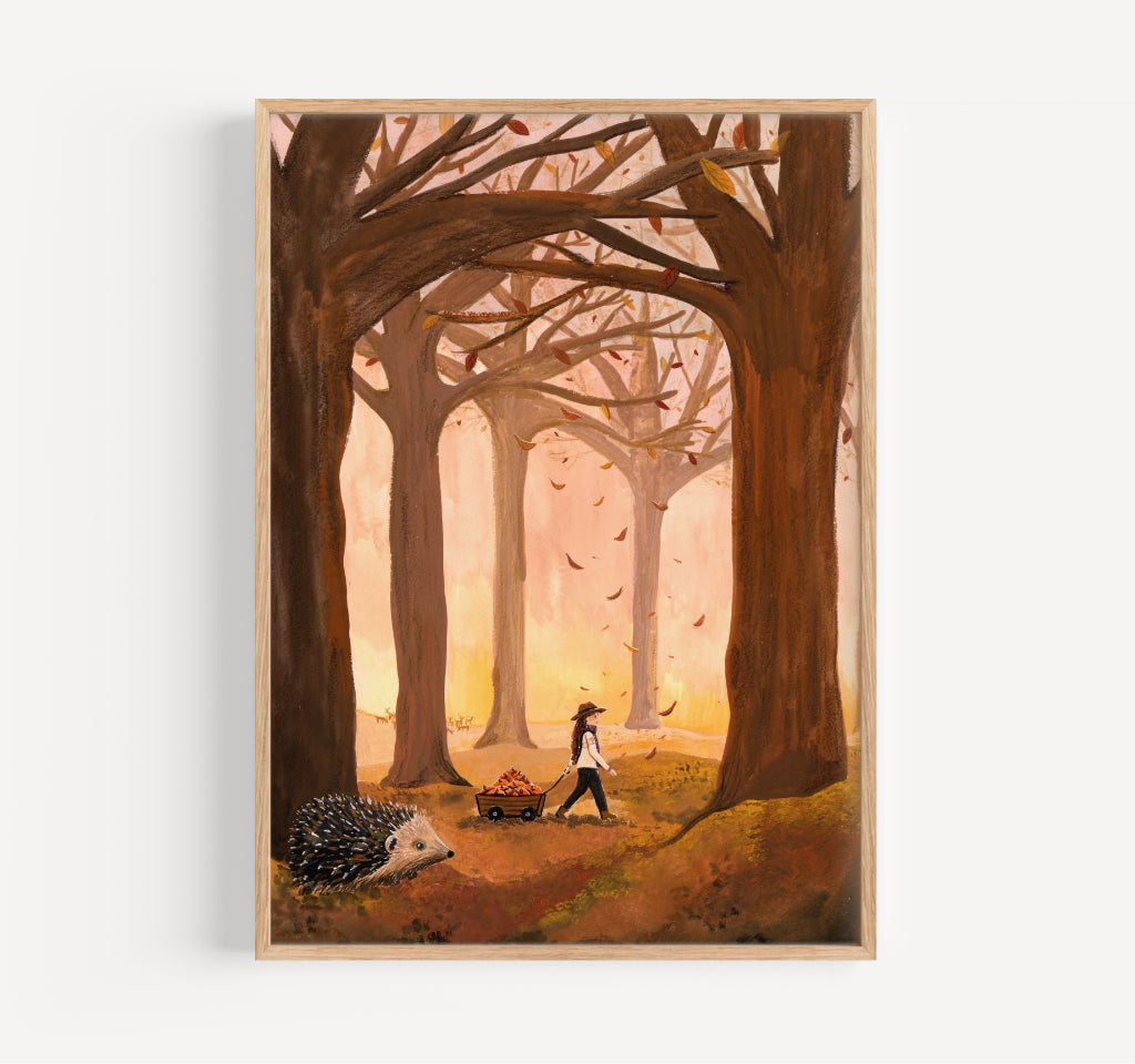 Herfsttijd - Autumn time print