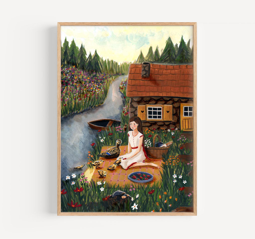 Het kleine huis print - little house
