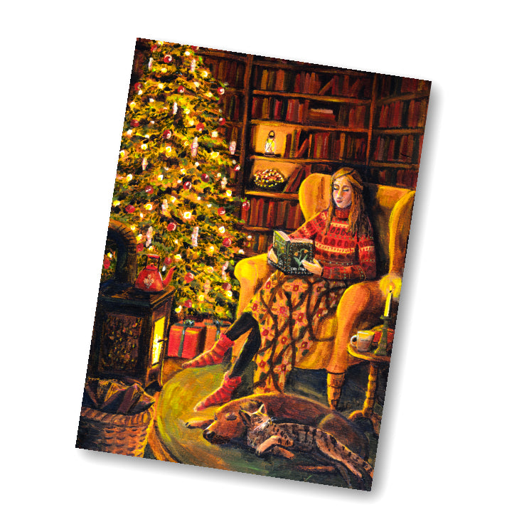 Kaart kerst warmte