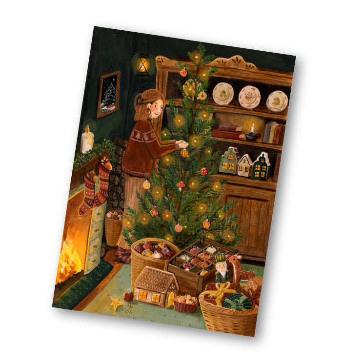 Kaart Kerstdecoratie