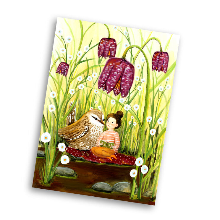 Kaart kievitsbloem