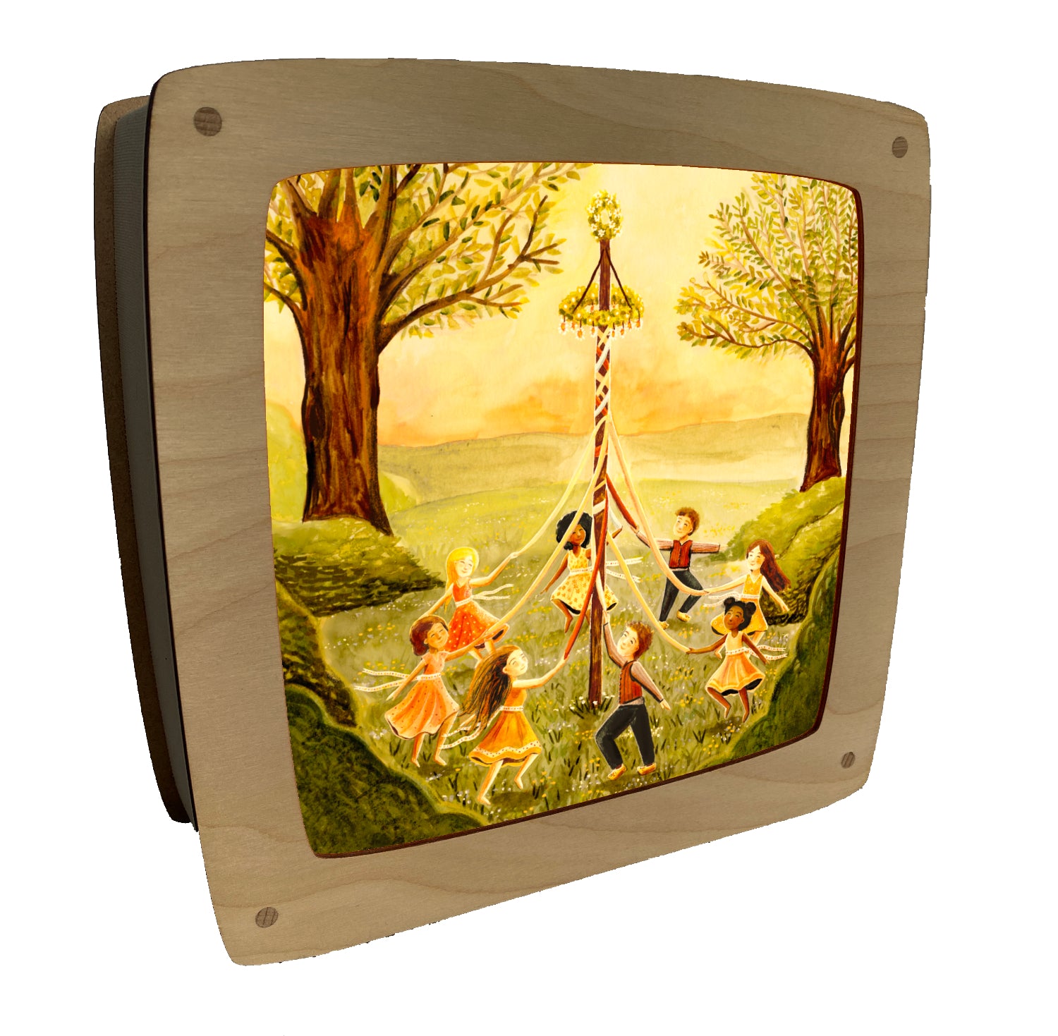 plaat meipaal dans / sheet maypole dance