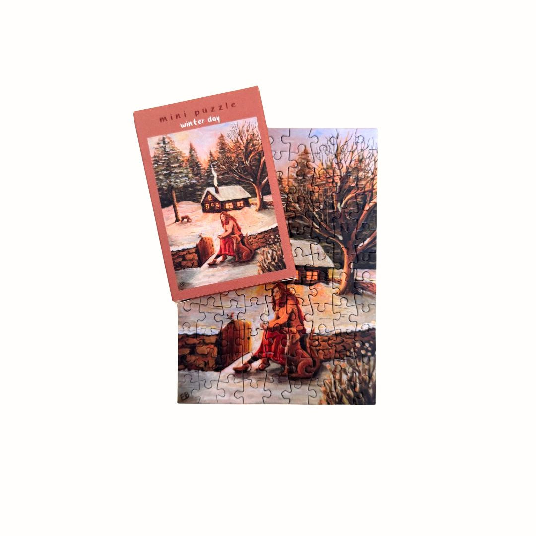 Minipuzzel Winter day