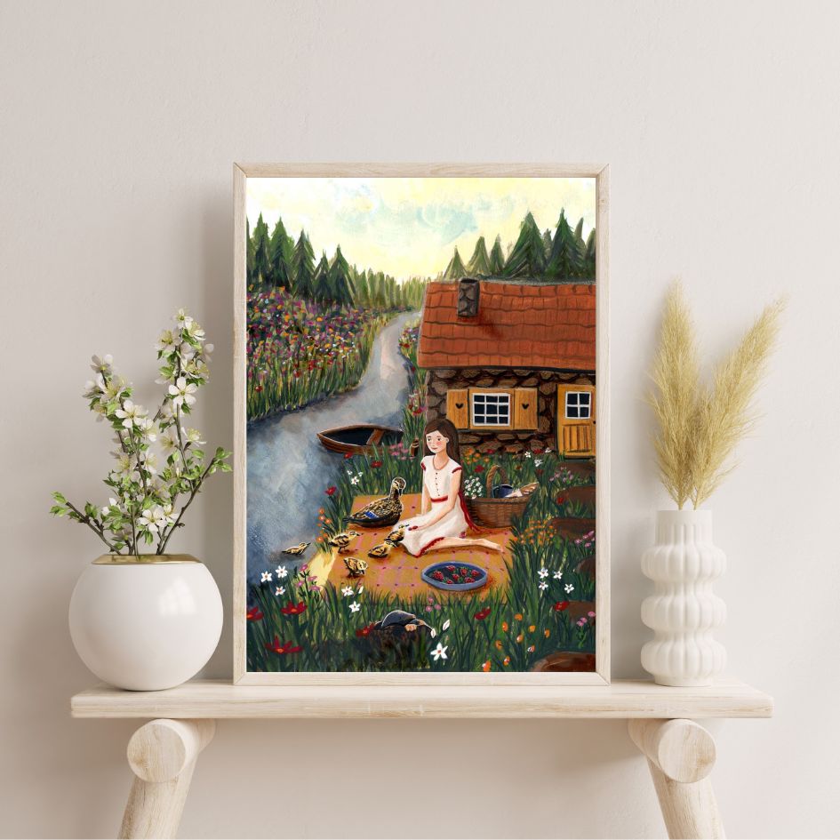 Het kleine huis print - little house