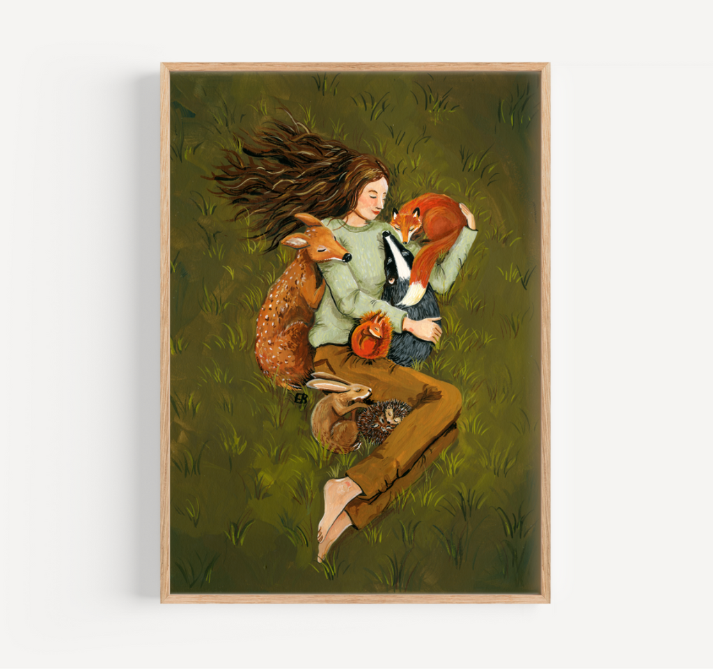 Geborgenheid - print
