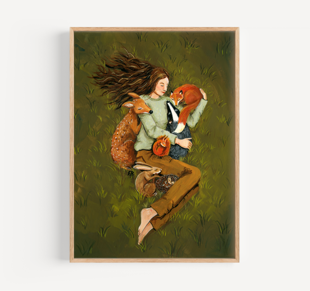 Geborgenheid - print