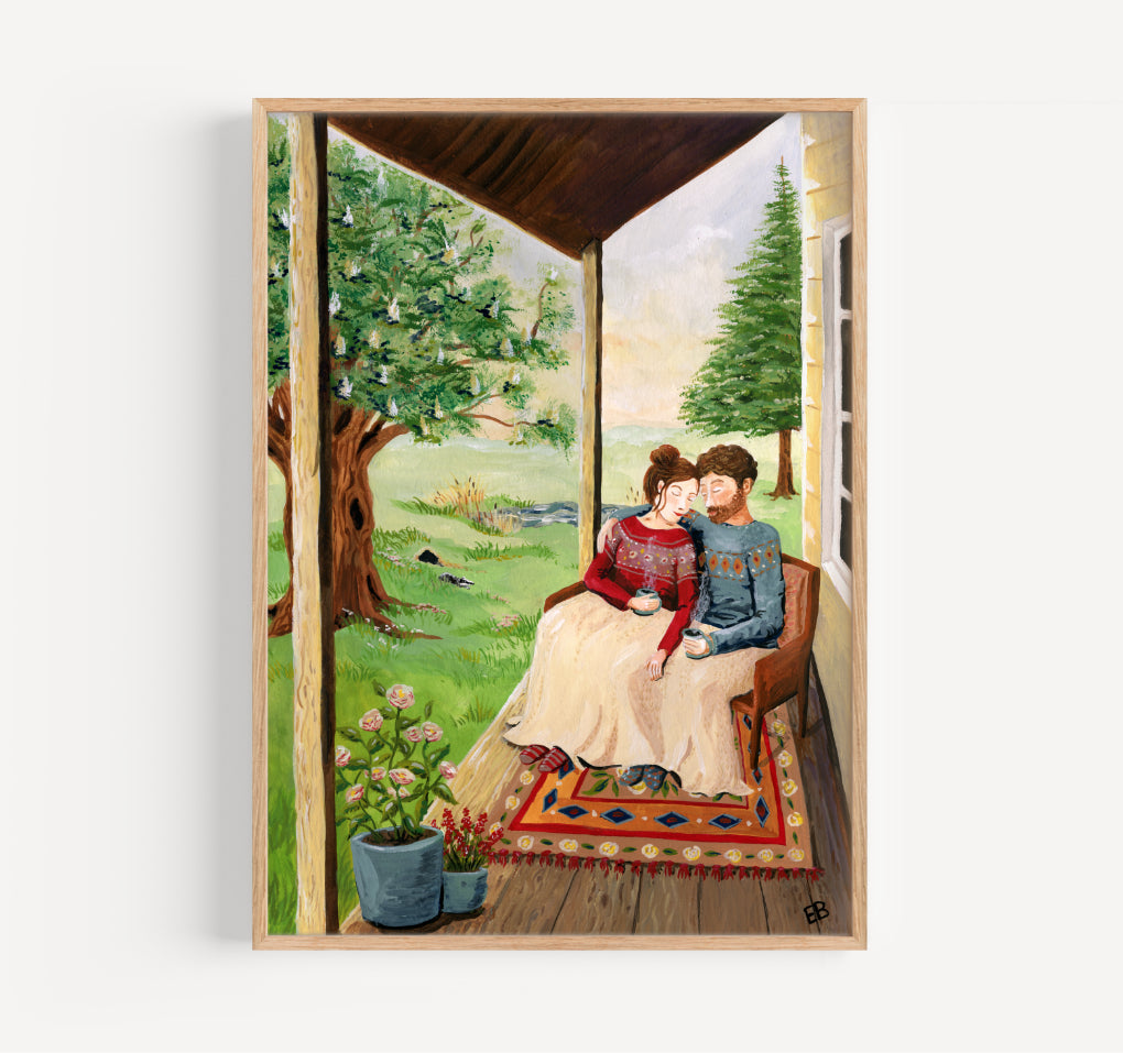Vroege ochtend - print