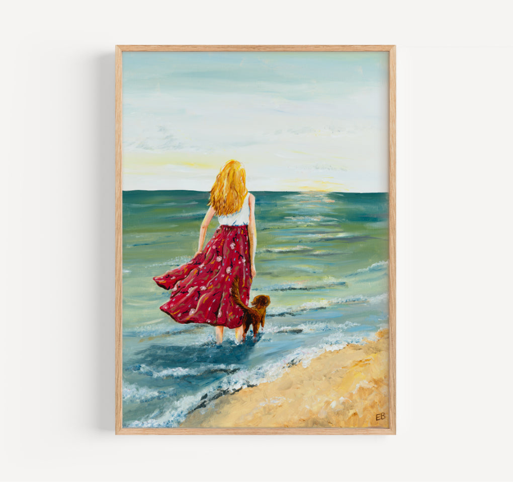 Zilte lucht - print