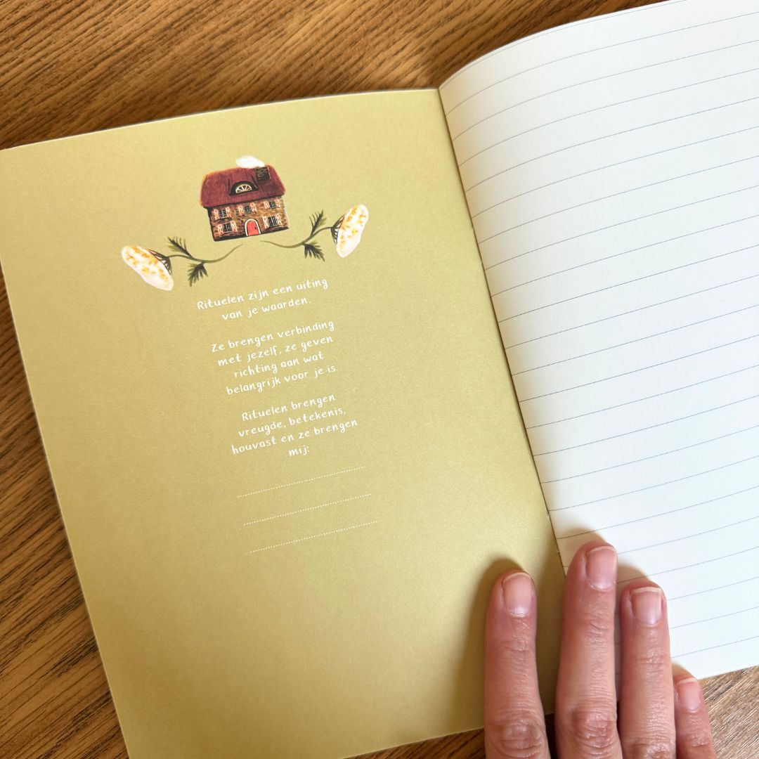 Schrift 'mijn rituelen'