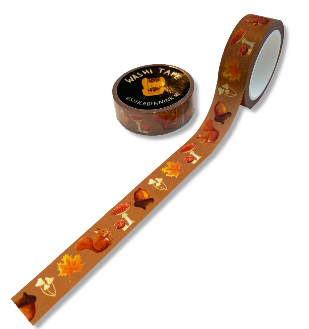 Washi Tape herfsttijd -  Washi tape Autumn time