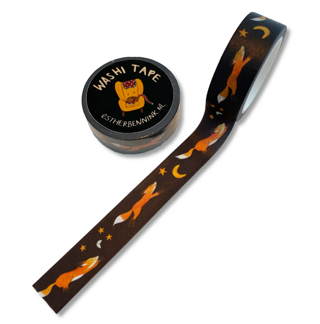 Washi Tape maandroom -  Washi tape moonlight dream