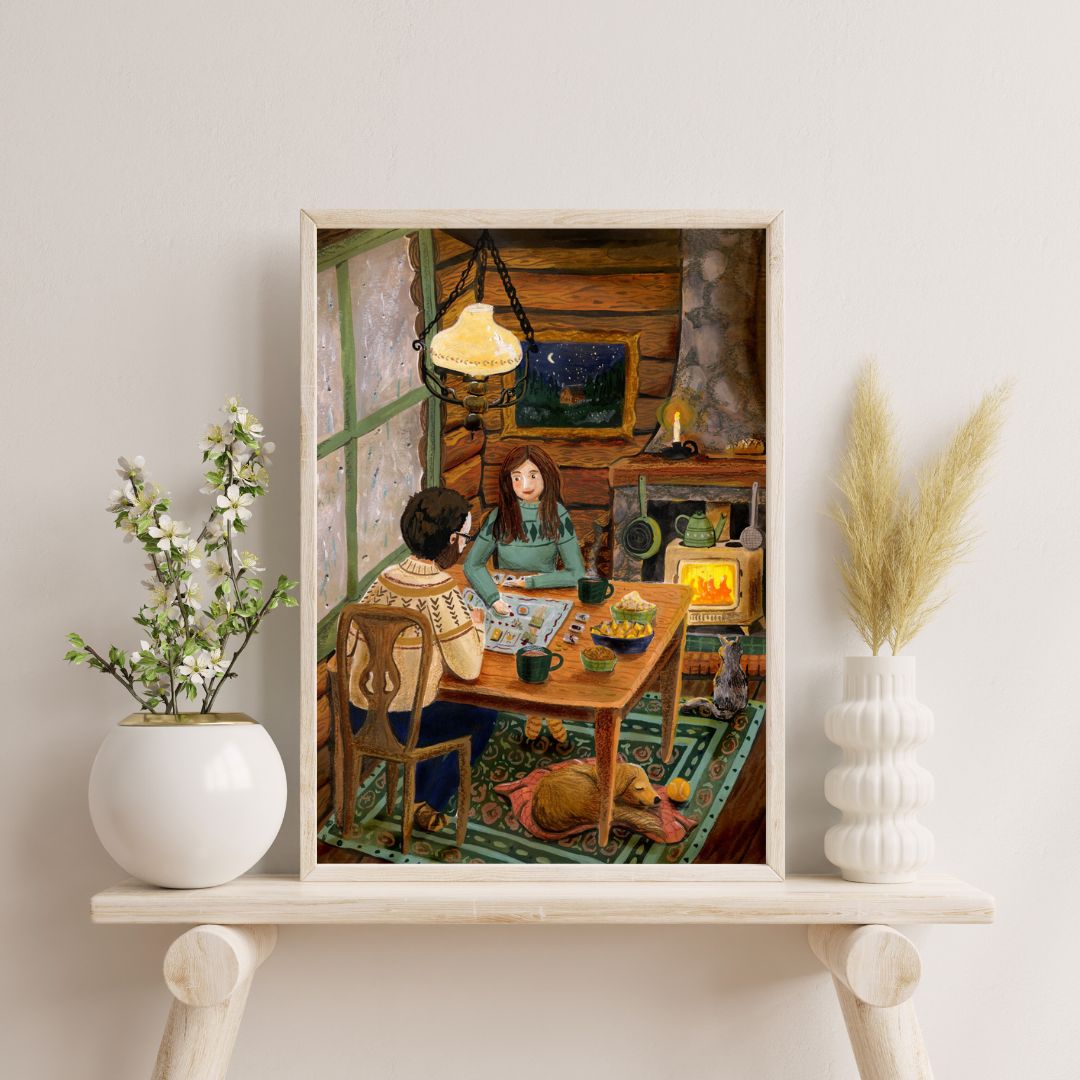 Cottage get away print
