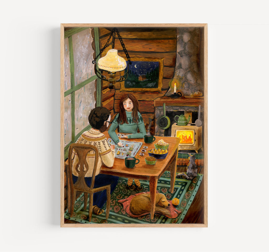 Cottage get away print