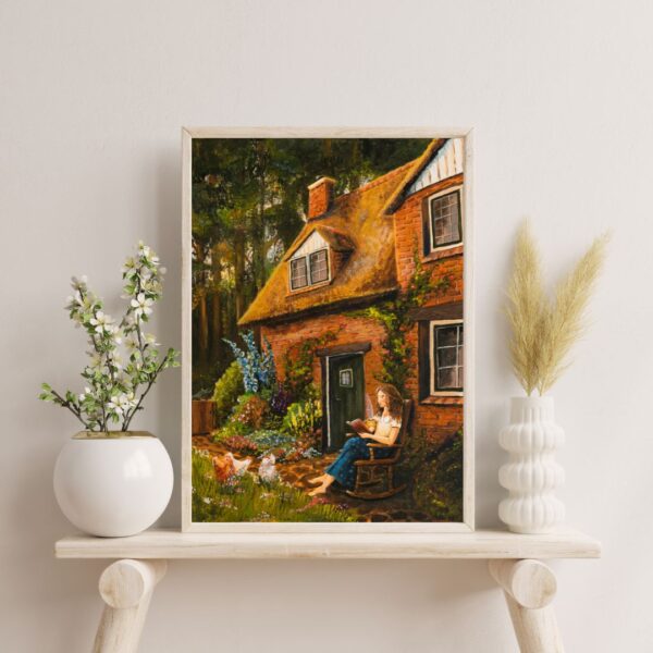 De cottage tuin - print – Bild 2